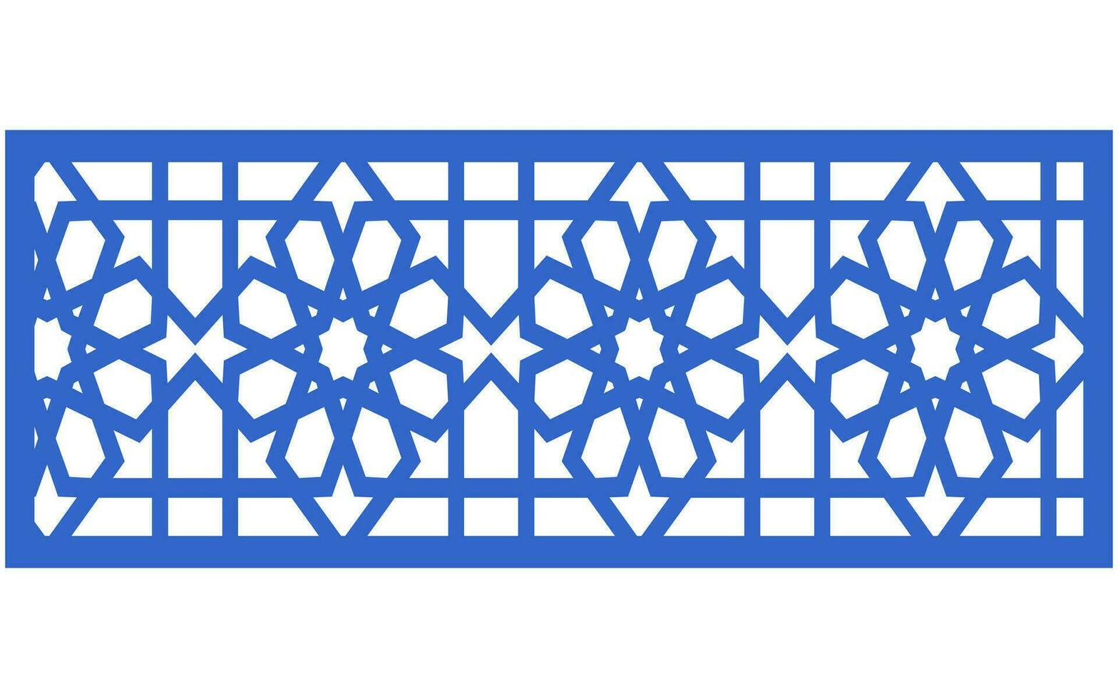 Decorative floral patterns, geometric template for cnc laser cutting vector