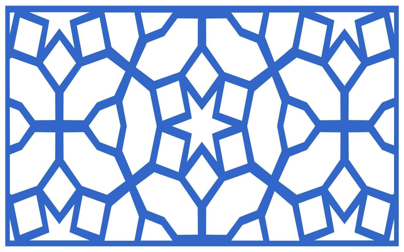 Decorative floral patterns, geometric template for cnc laser cutting vector