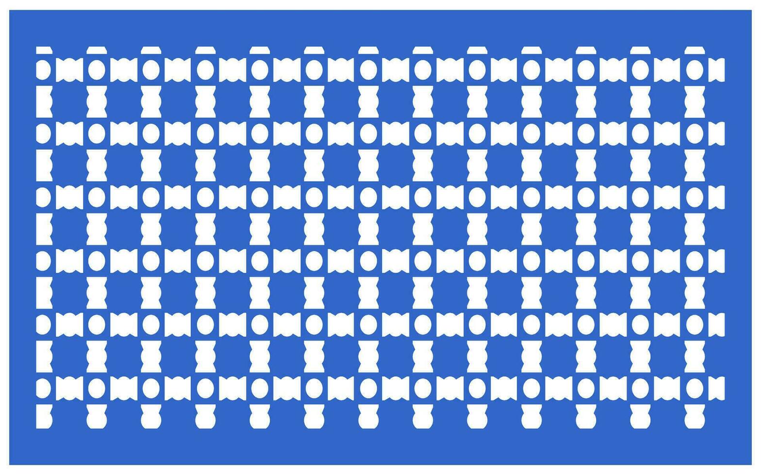 Decorative floral patterns, geometric template for cnc laser cutting vector