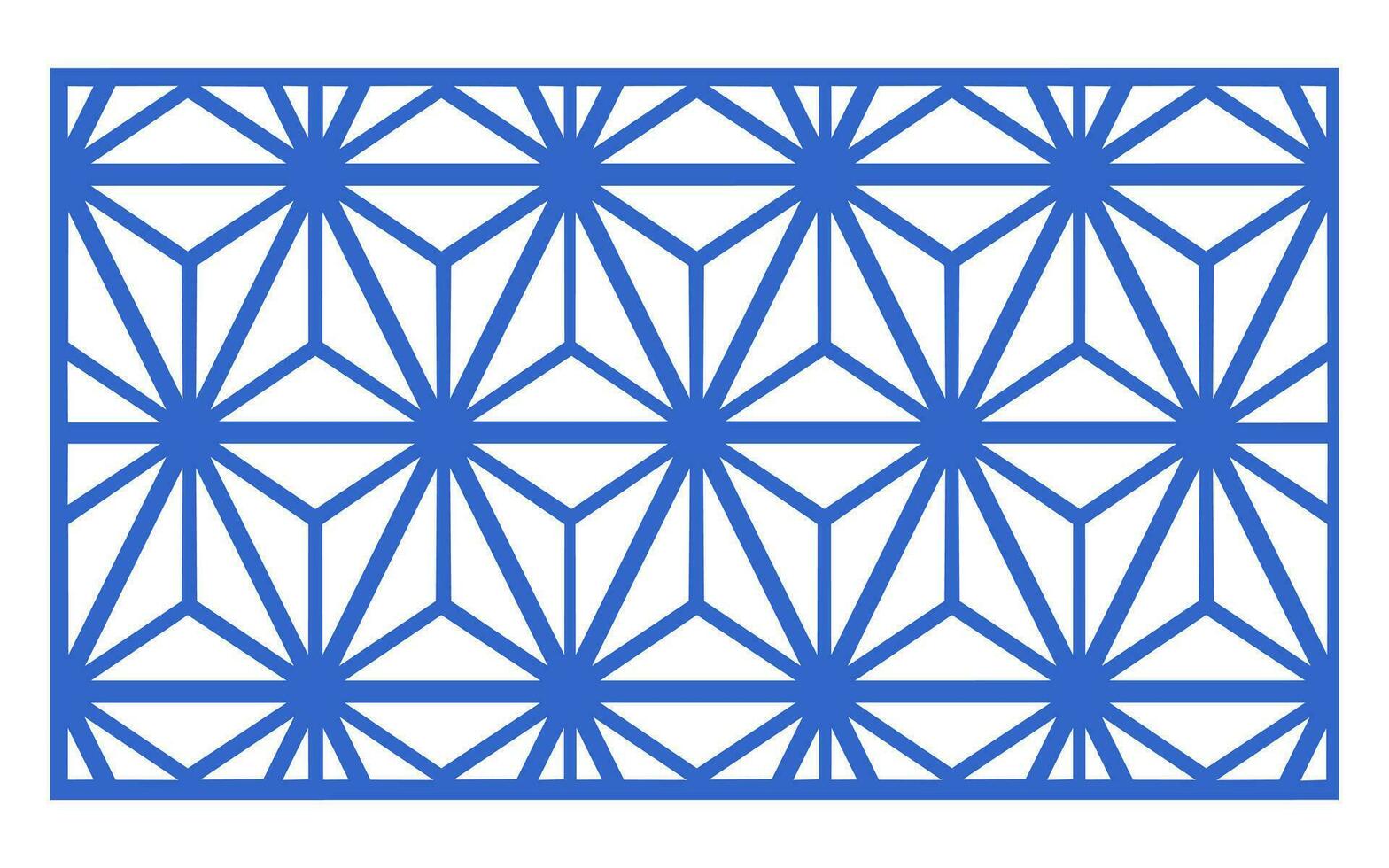 Decorative floral patterns, geometric template for cnc laser cutting vector