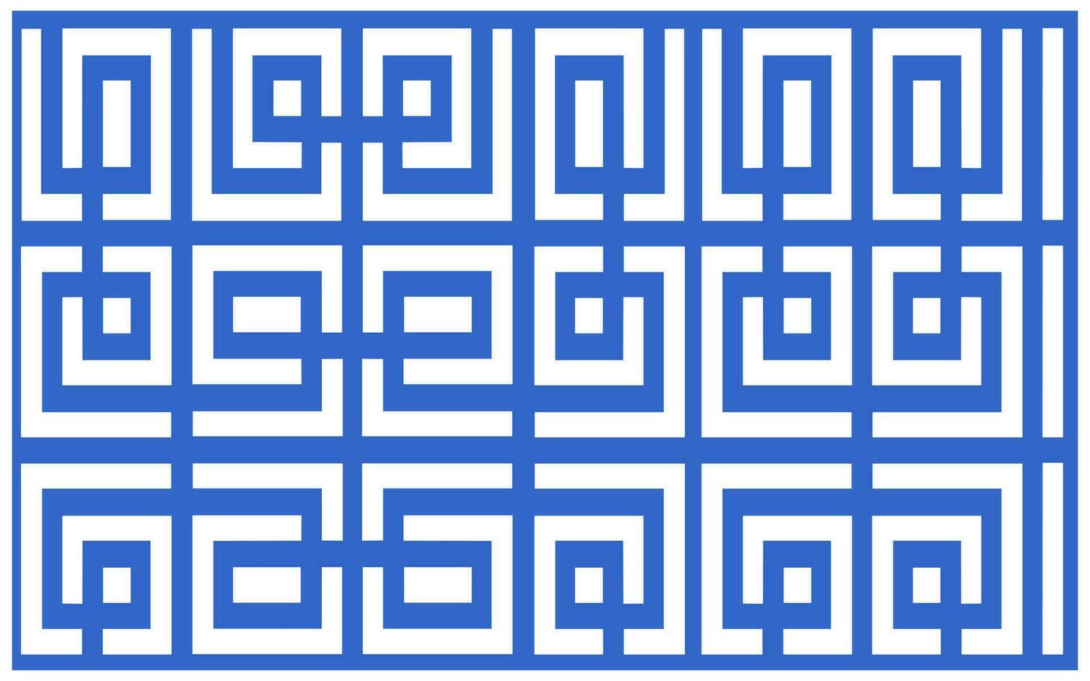 Decorative floral patterns, geometric template for cnc laser cutting vector