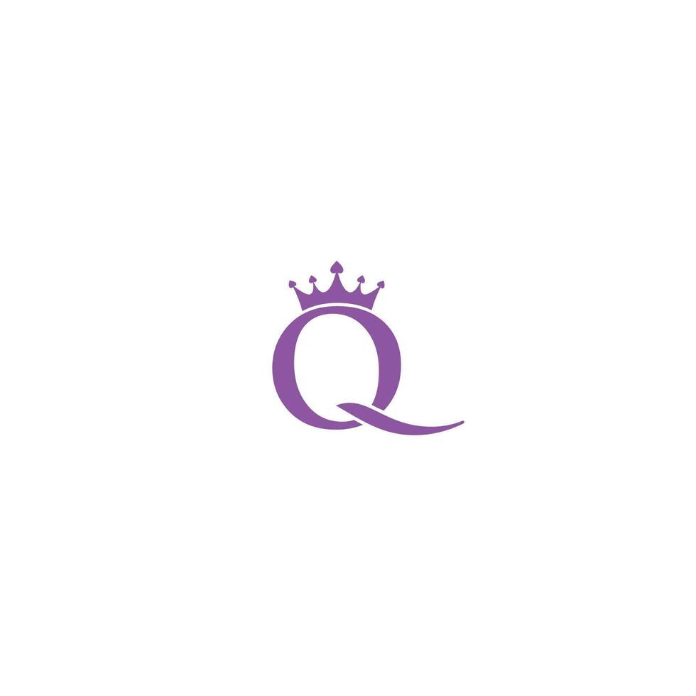 Quenn Vector in letter Q
