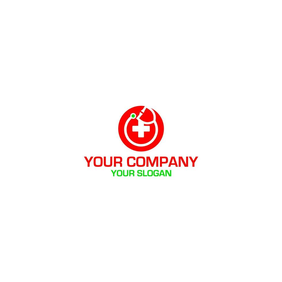 Red Doctor Logo Design vector