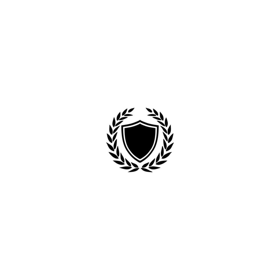 Shield education logo icon design vector