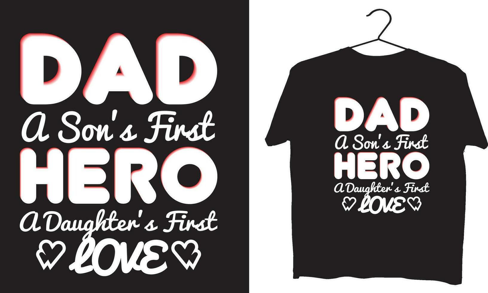 dad t shirt design vector