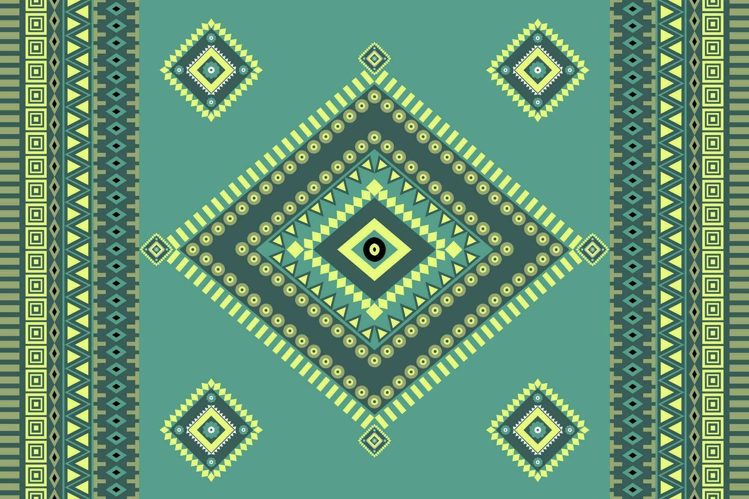 Seamless geometric ethnic asian oriental and tradition pattern design for texture and background. Silk and fabric pattern decoration for carpet, Thai clothing, wrapping and wallpaper vector