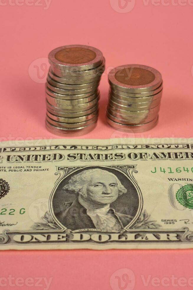 American dollar bill, saving concept photo