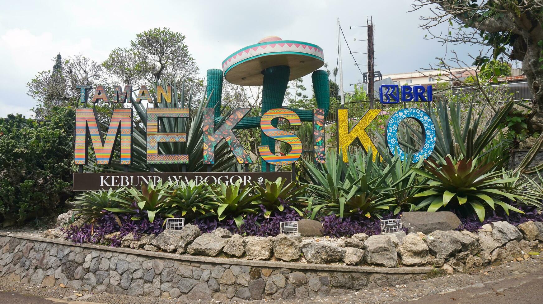 bogor, Indonesia - juni 18, 2023 taman meksiko a bogor botánico jardines foto