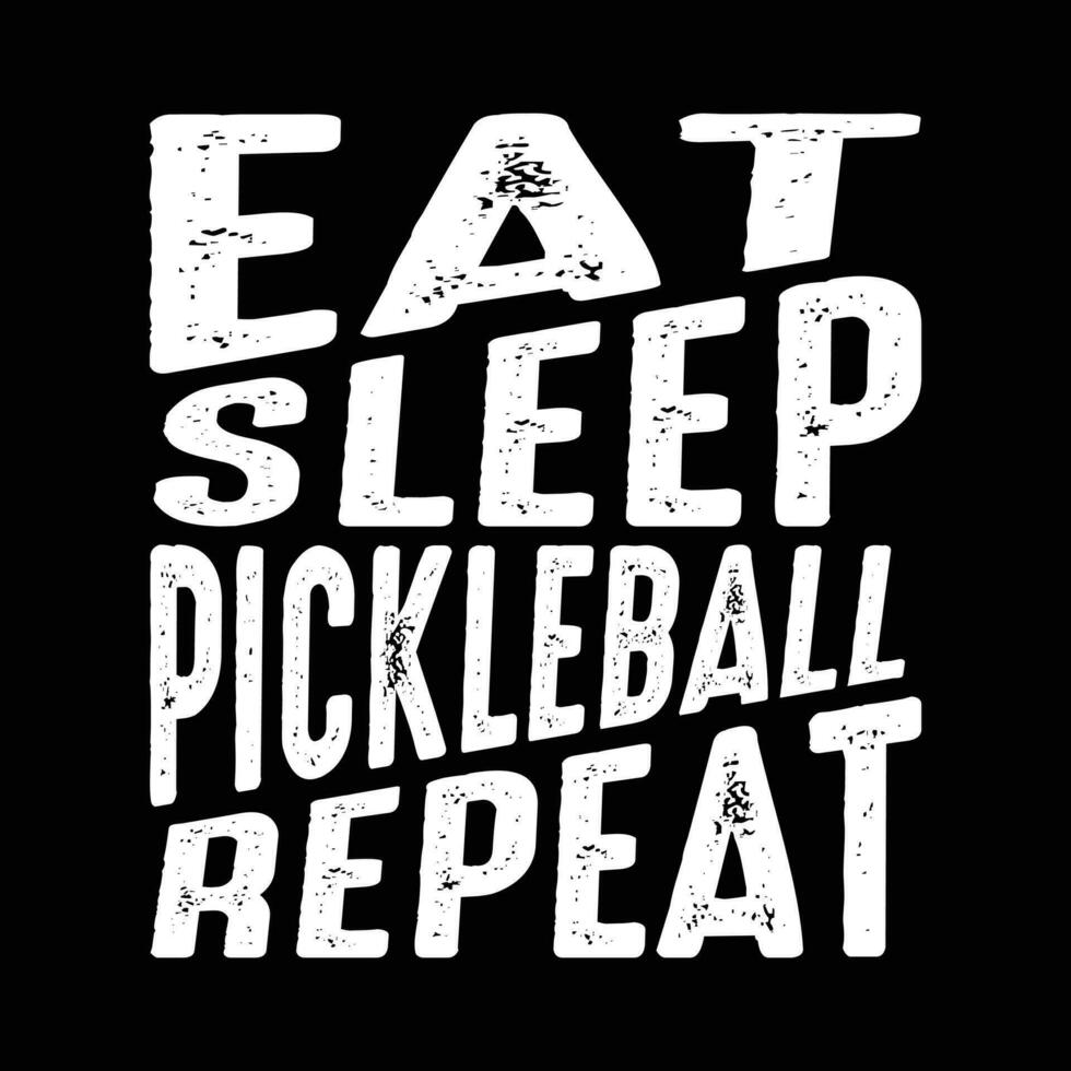 Funny Pickleball Player Sports Retro Vintage Pickleball T-shirt Design vector