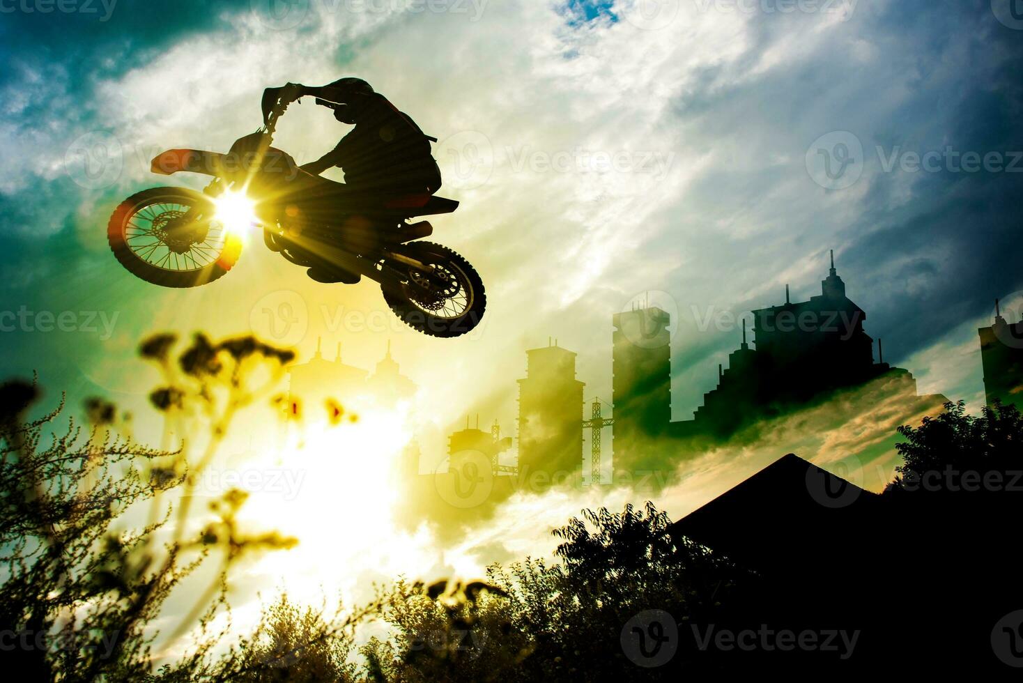 Urban Dirt Bike Jump photo