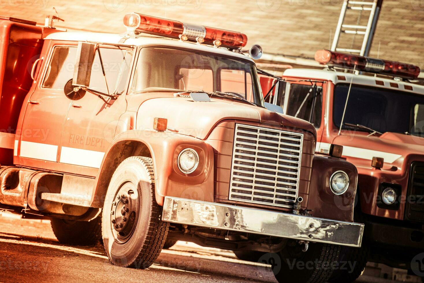 Vintage Fire Trucks photo