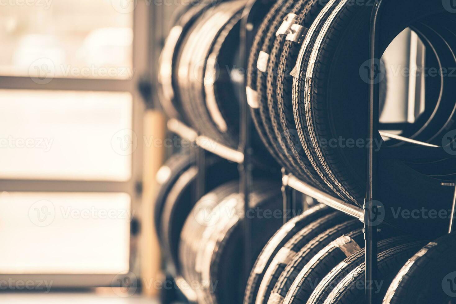 Car Tires Rack photo