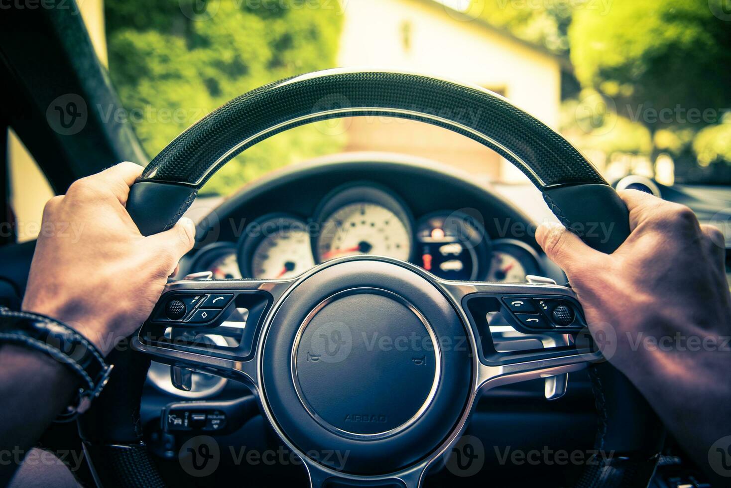 Modern Car Driving photo