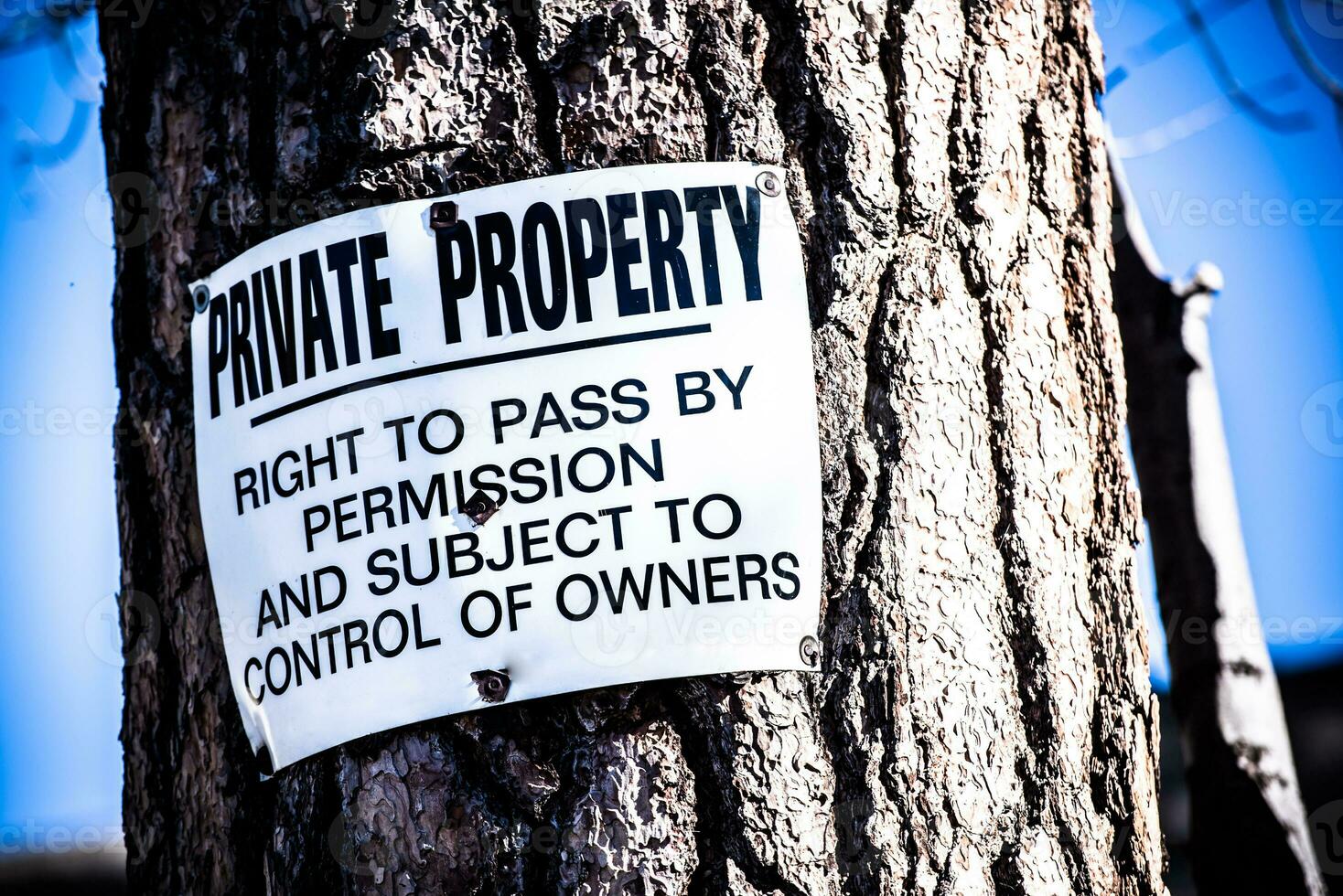 Private Property Sign photo