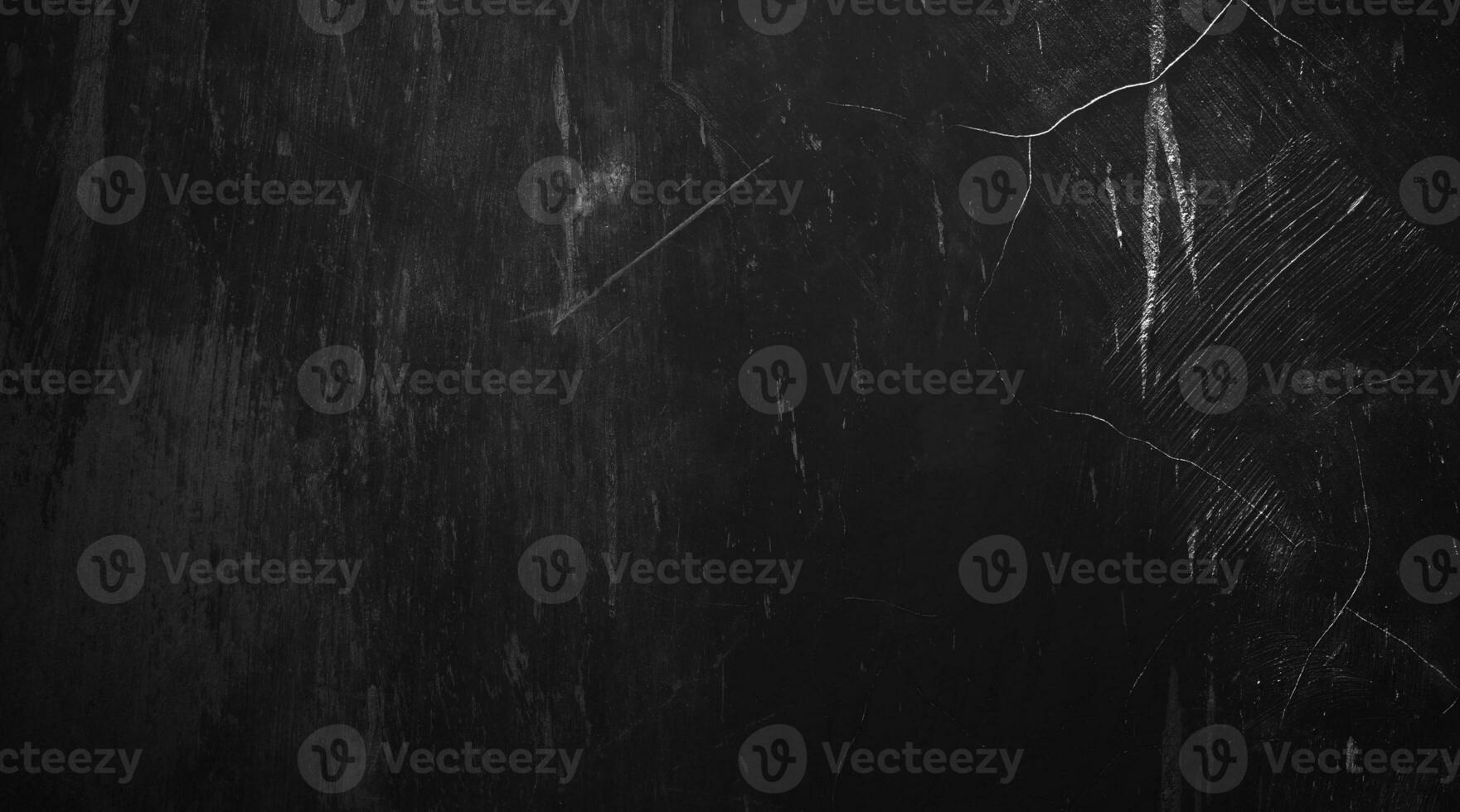 Black wall background of natural paintbrush stroke textured cement or stone old. concrete texture as a concept of horror and Halloween photo