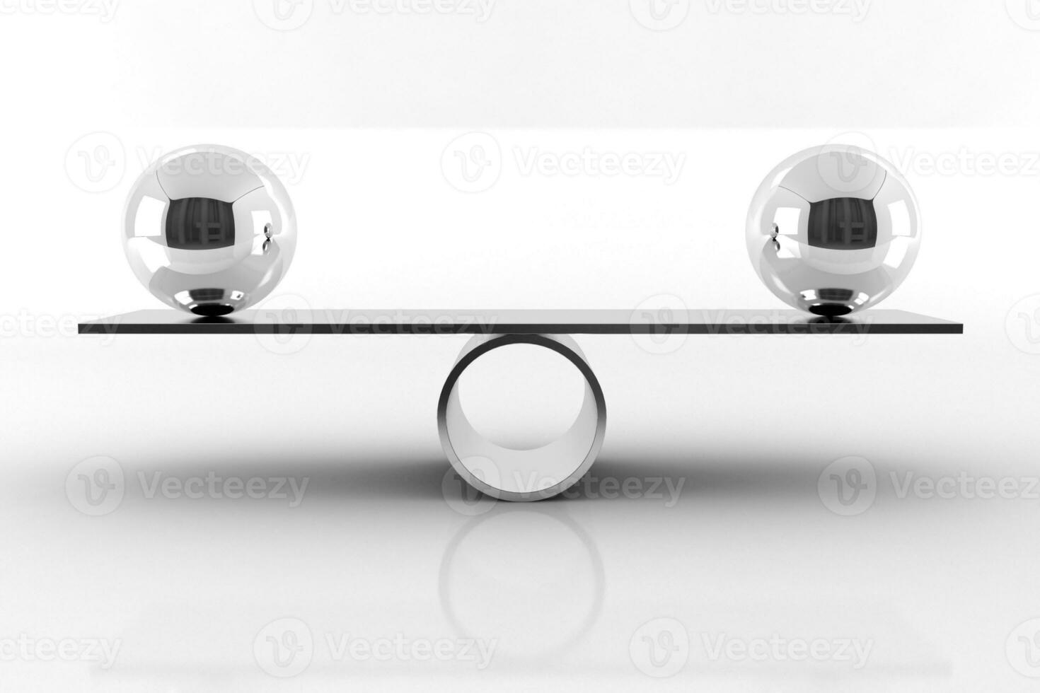 Balance Concept 3d illustration. photo