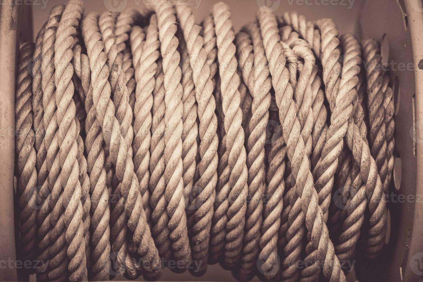 Marine Rope Closeup photo
