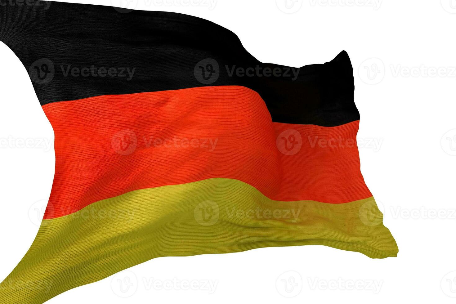 German National Flag Isolated photo