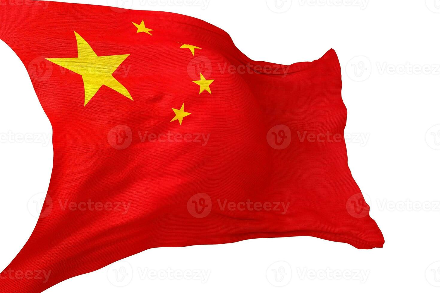 bandera china ondeando foto