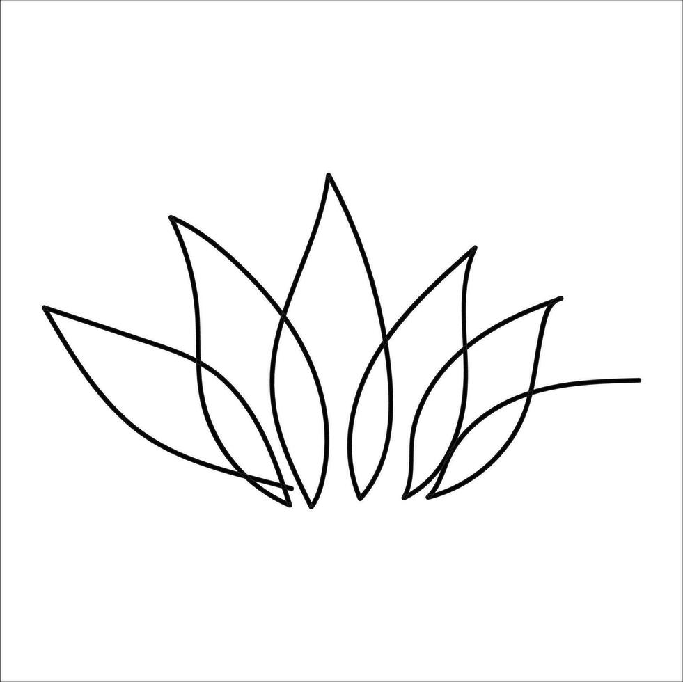 Flower illustration with isolated hand-drawn style on a white background, suitable for children to draw abstract illustrations. vector