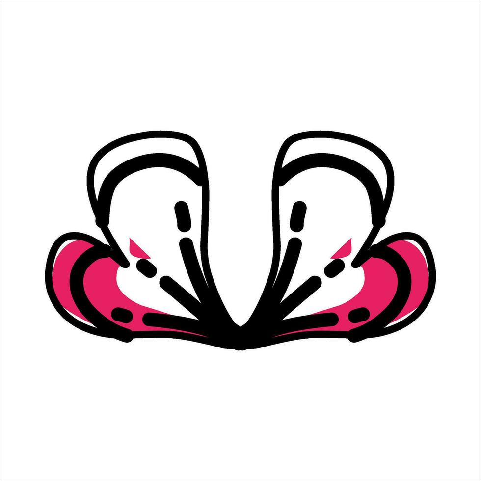 love ornament illustration, valentines day ornament, love icon design with attractive kha carving for valentines celebration vector