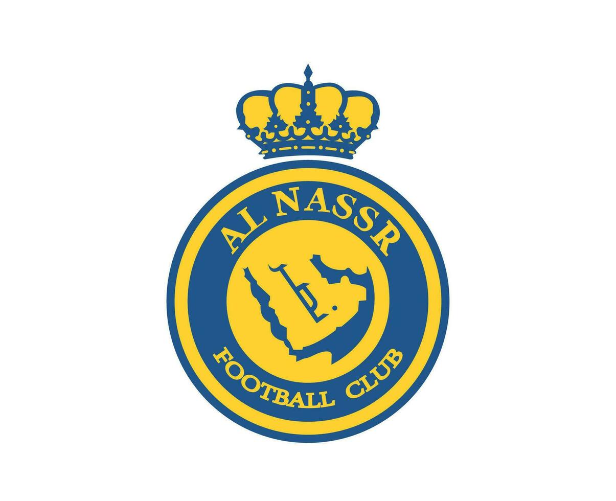 Alabama nassr club logo símbolo saudi arabia fútbol americano resumen diseño vector ilustración