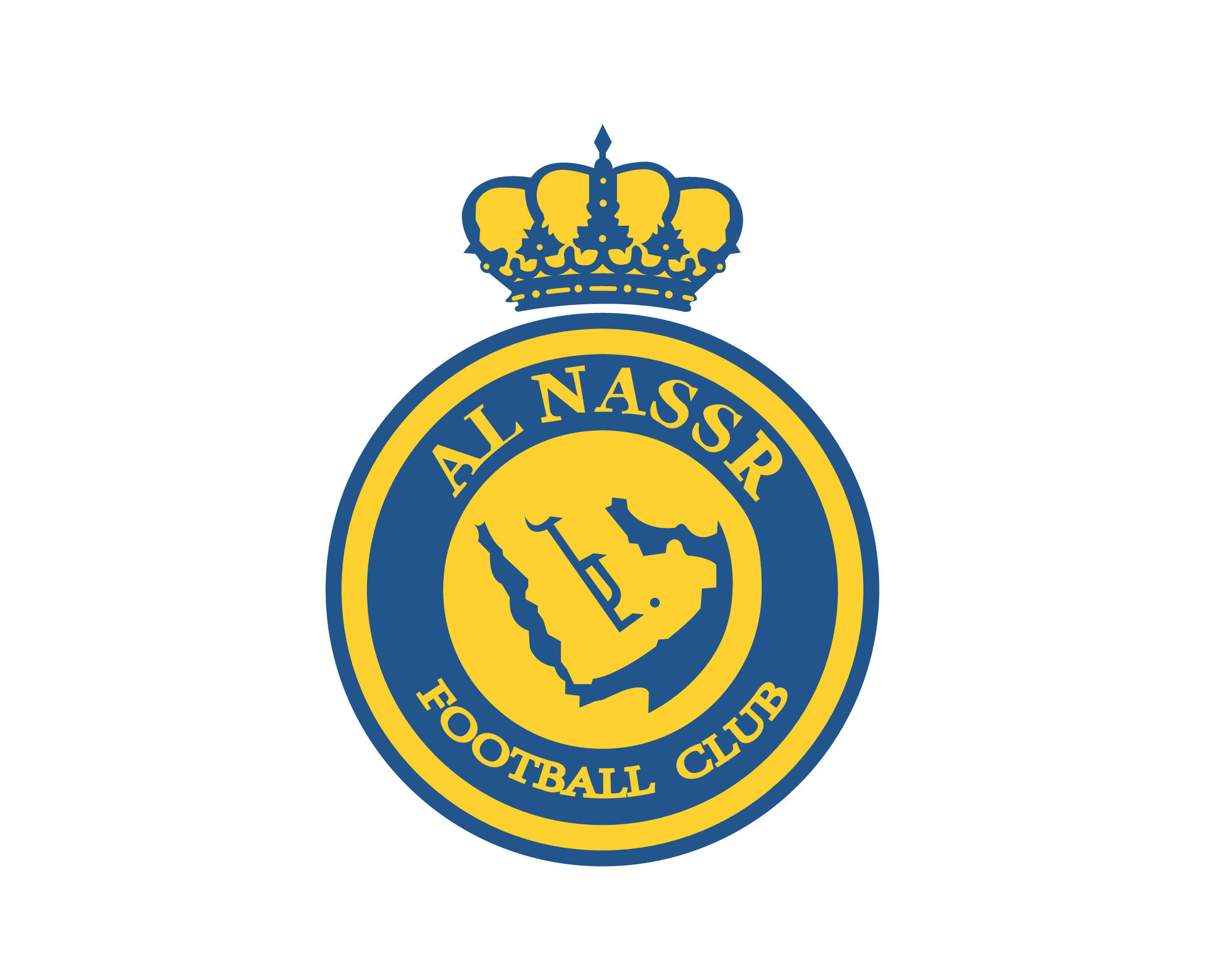 Al Nassr Club Logo Symbol Saudi Arabia Football Abstract Design Vector 