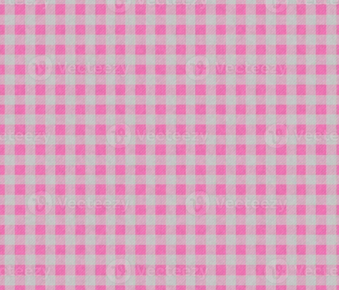 Gingham Print Fabric photo