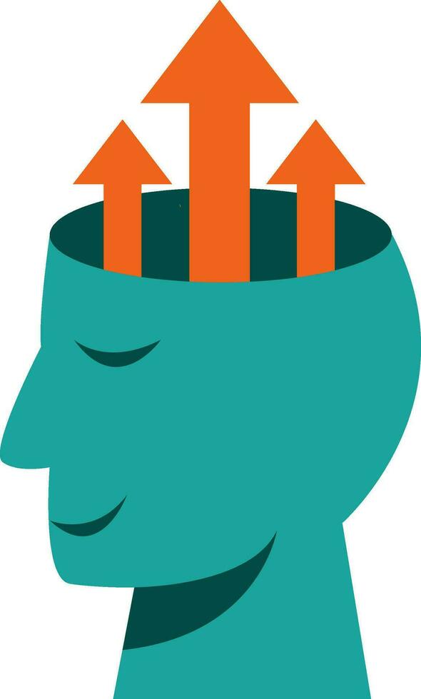 head personal growth and development icon symbol icon vector