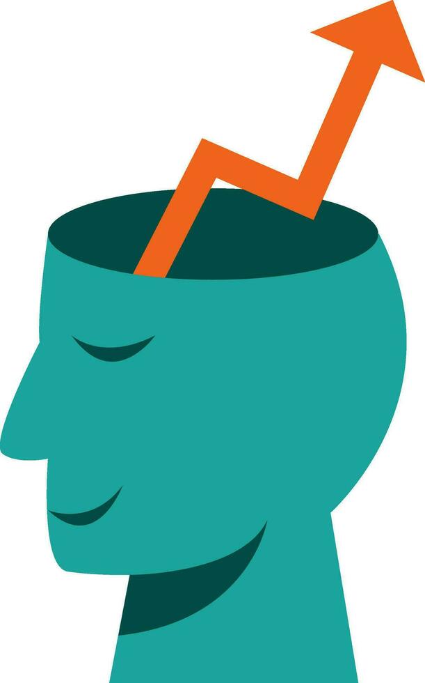 head personal growth and development icon symbol icon vector