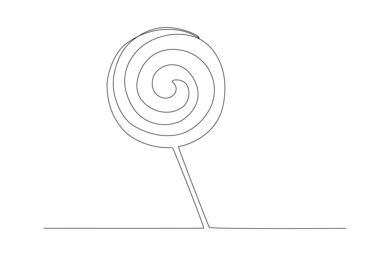 Vector hand drawn doodle lollipop vector sketch illustration line art for web design icon print coloring page