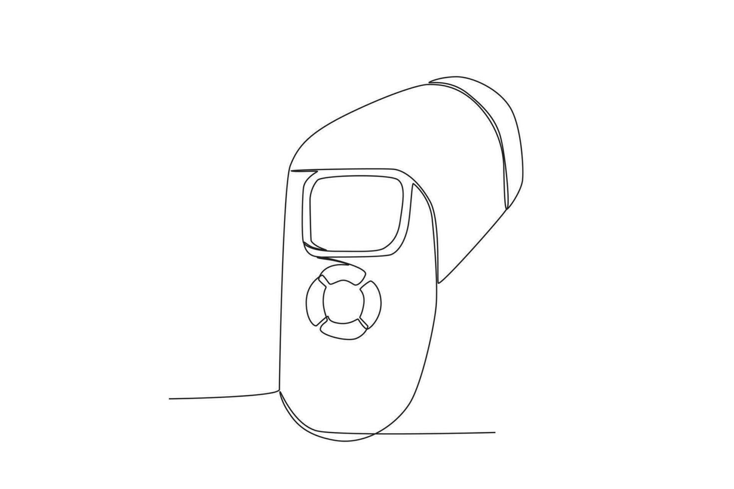 Vector medical equipment online continuous single line art