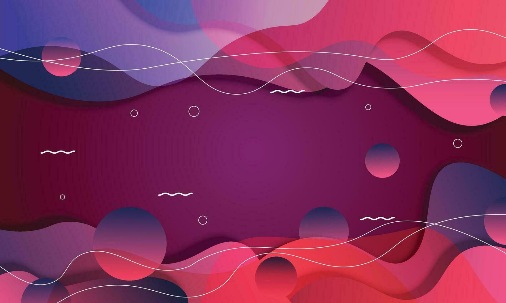 Gradient fluid elements background. vector