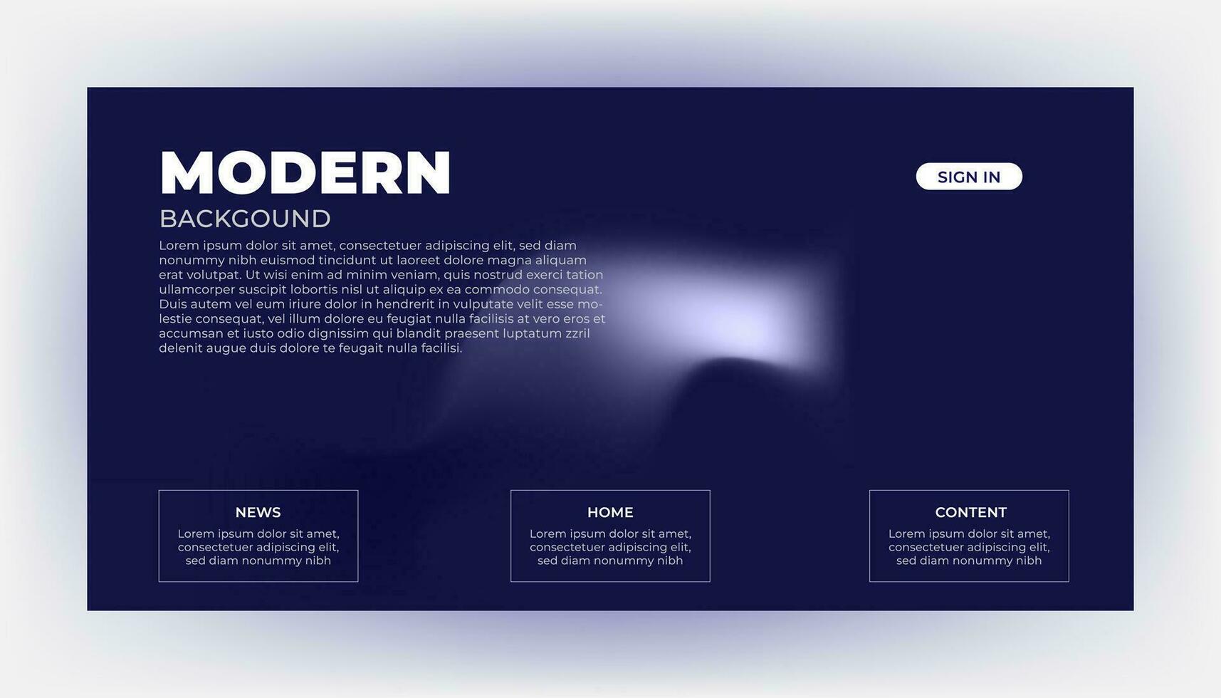 Modern Background Design with Gradient Minimalist Gradient Background with geometric shapes for Website design, landing page, wallpaper, banner, poster, flyer, and presentation vector