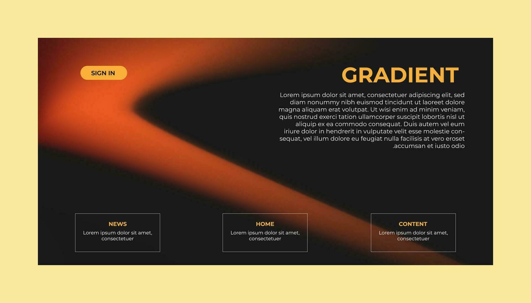 Modern Background Design with Gradient Minimalist Gradient Background with geometric shapes for Website design, landing page, wallpaper, banner, poster, flyer, and presentation vector