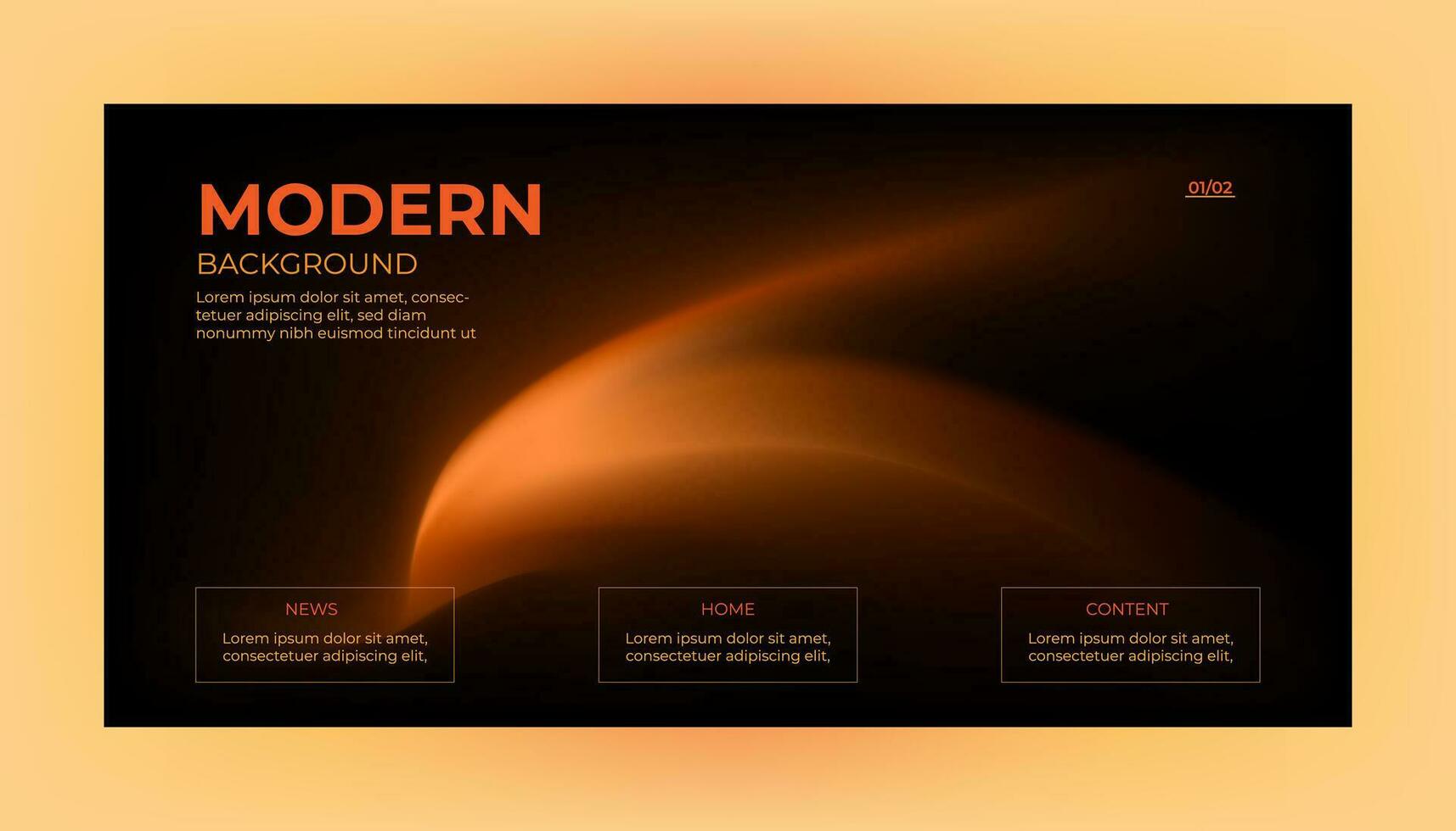 Modern Background Design with Gradient Minimalist Gradient Background with geometric shapes for Website design, landing page, wallpaper, banner, poster, flyer, and presentation vector