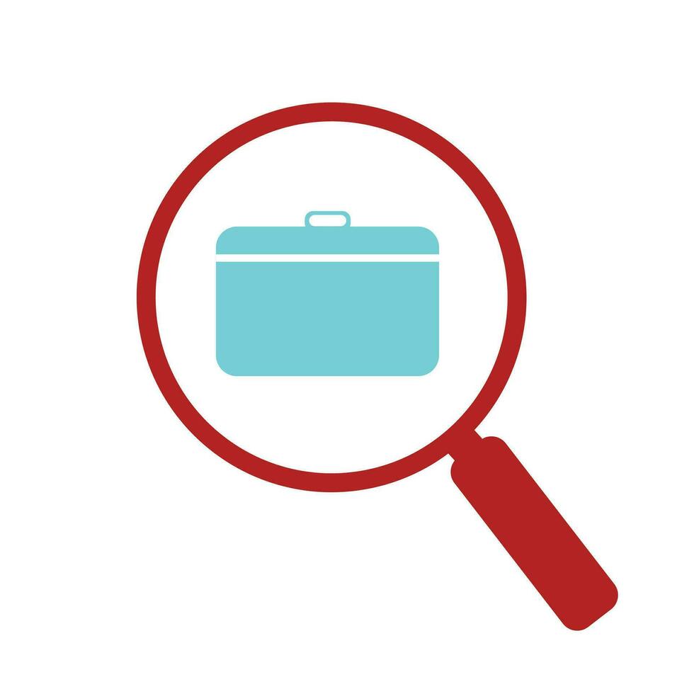 search job, icon. One of the web icon set vector