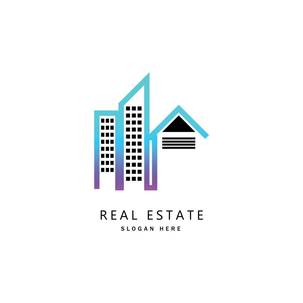 Real Estate Business Logo Template, Building, Property Development and Logo Design Vector Eps 10