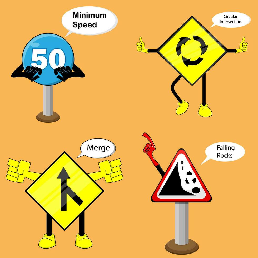 traffic sign vector illustration