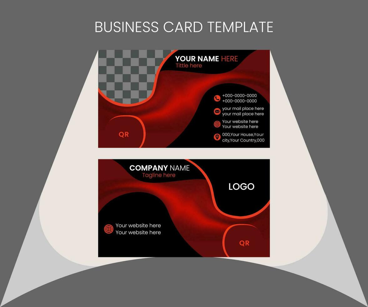 modern business card template vector