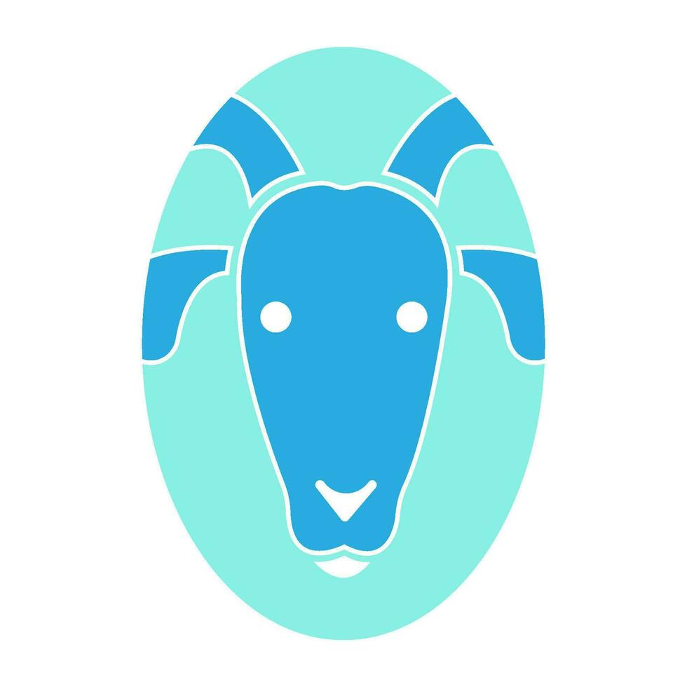 goat icon illustration vector