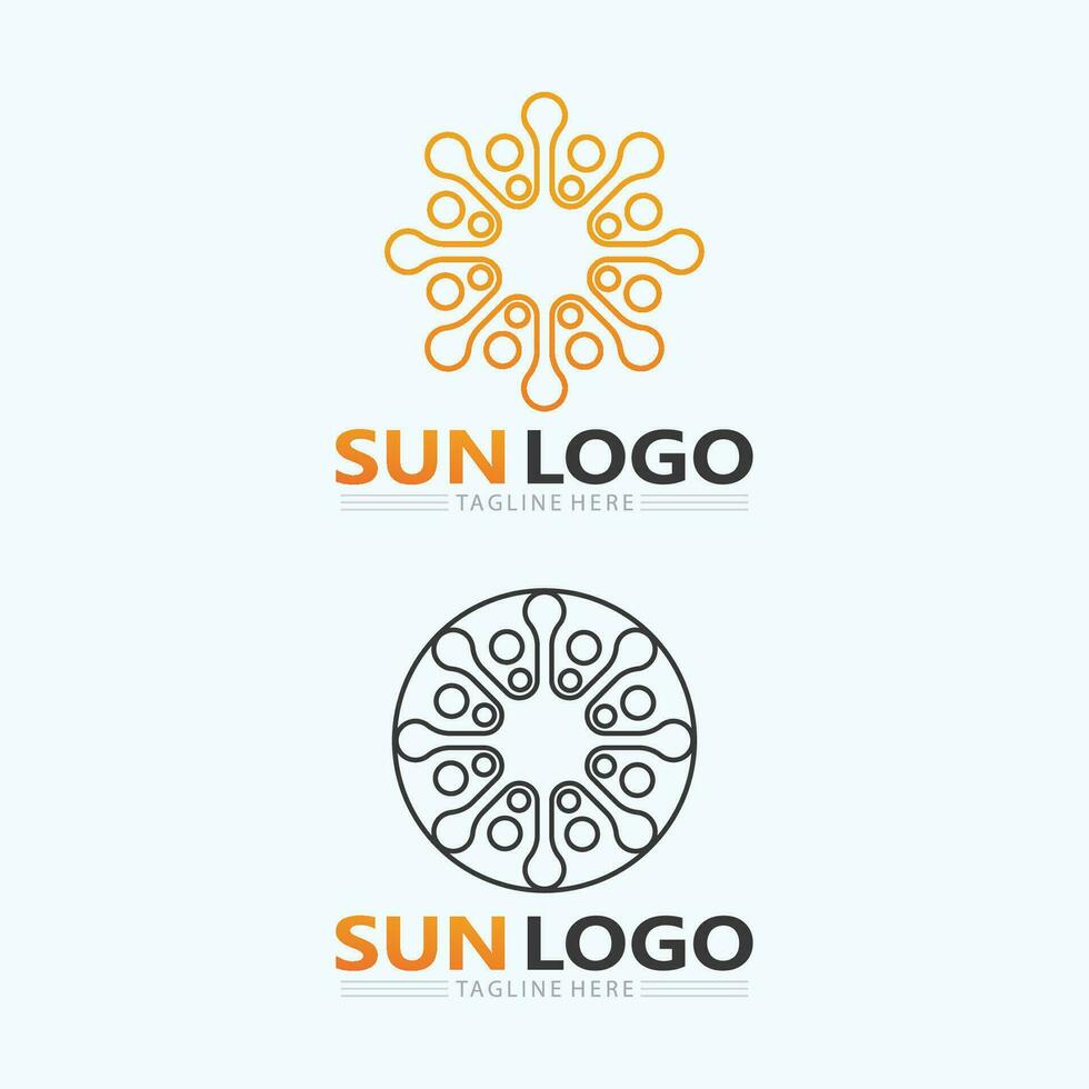 Sun Vector illustration Icon