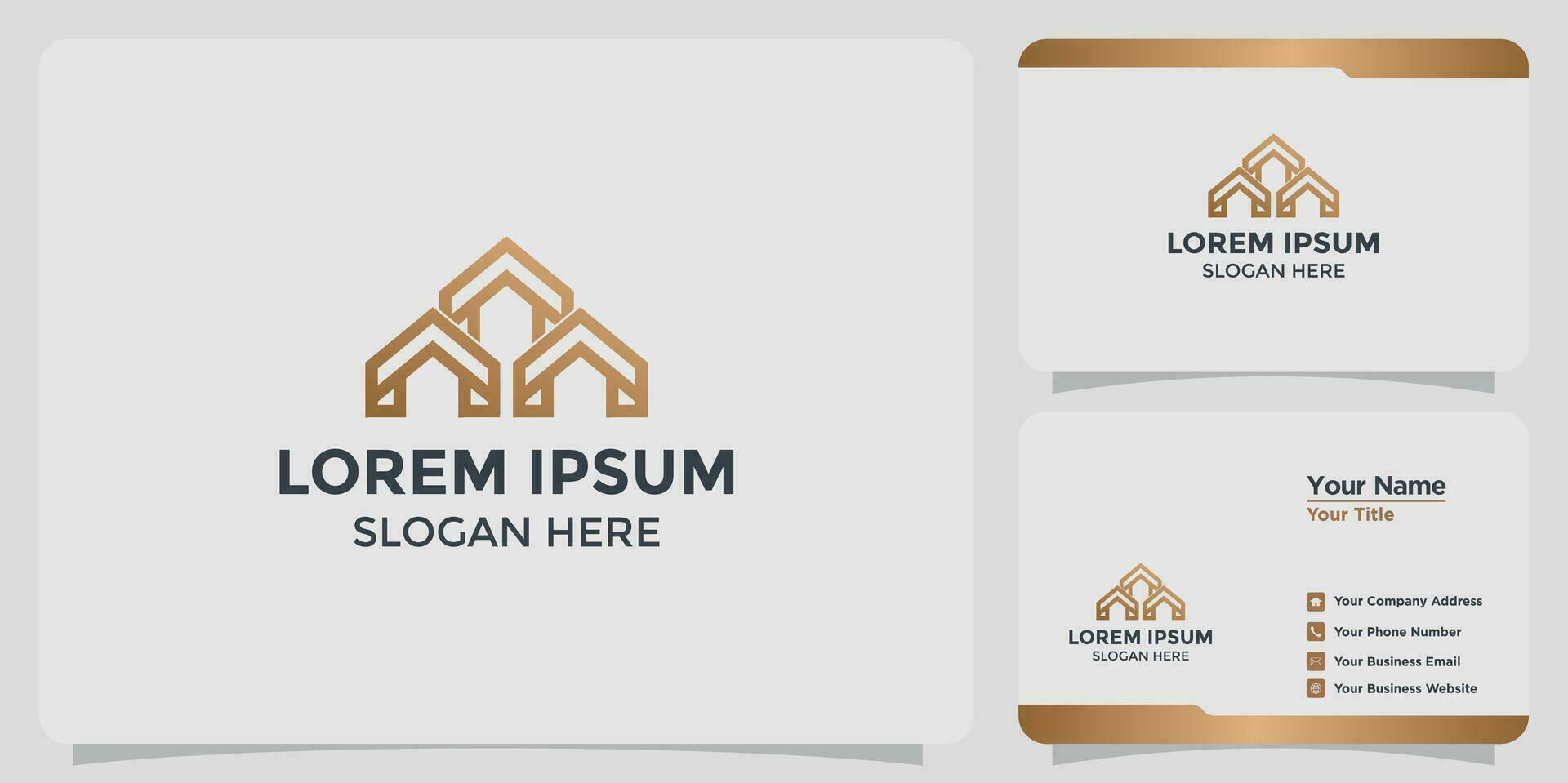 home design logo and branding card vector