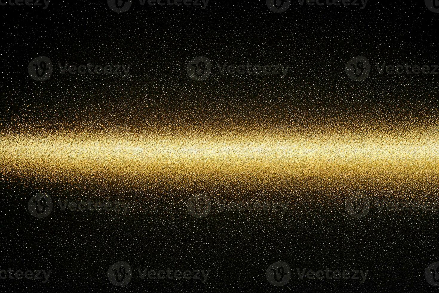 glitter lights grunge background, gold dust trail. generative ai photo