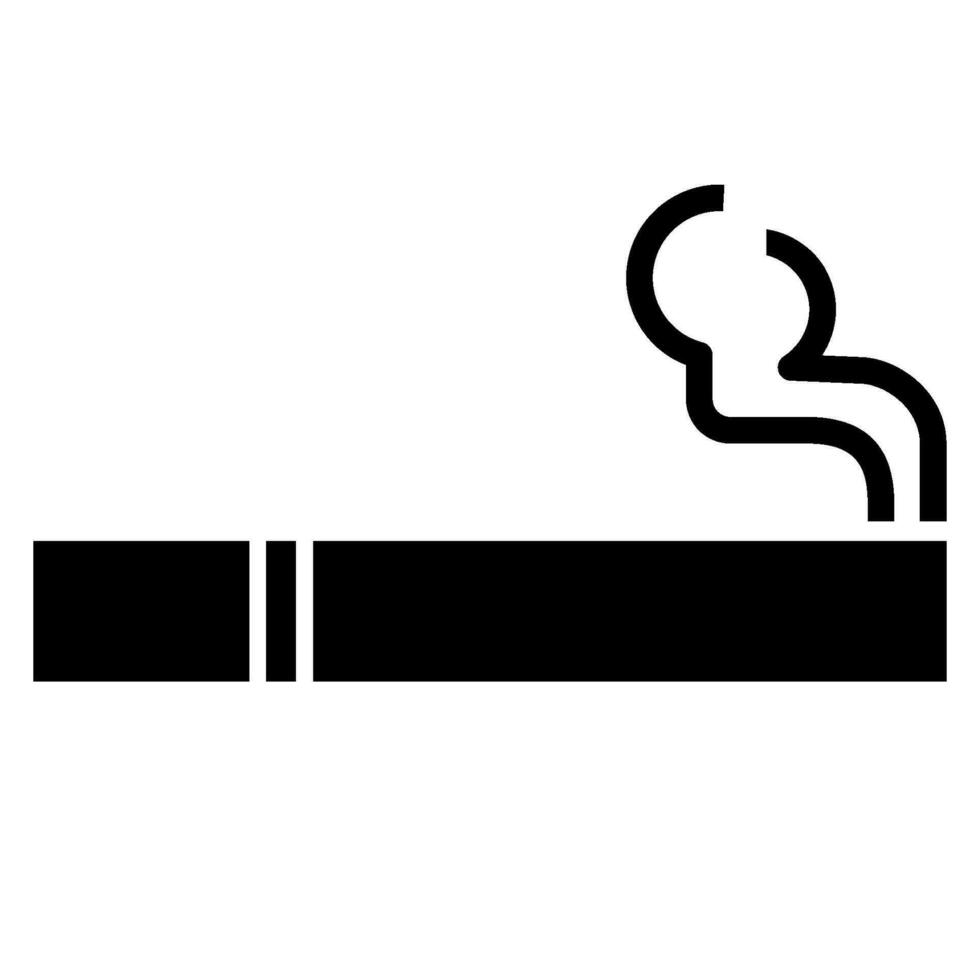 cigarrillo icono para gráfico y web diseño vector