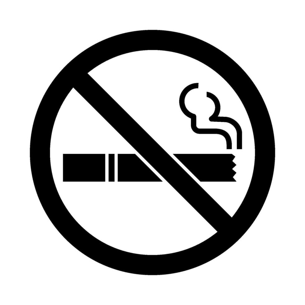 cigarette icon for graphic and web design vector