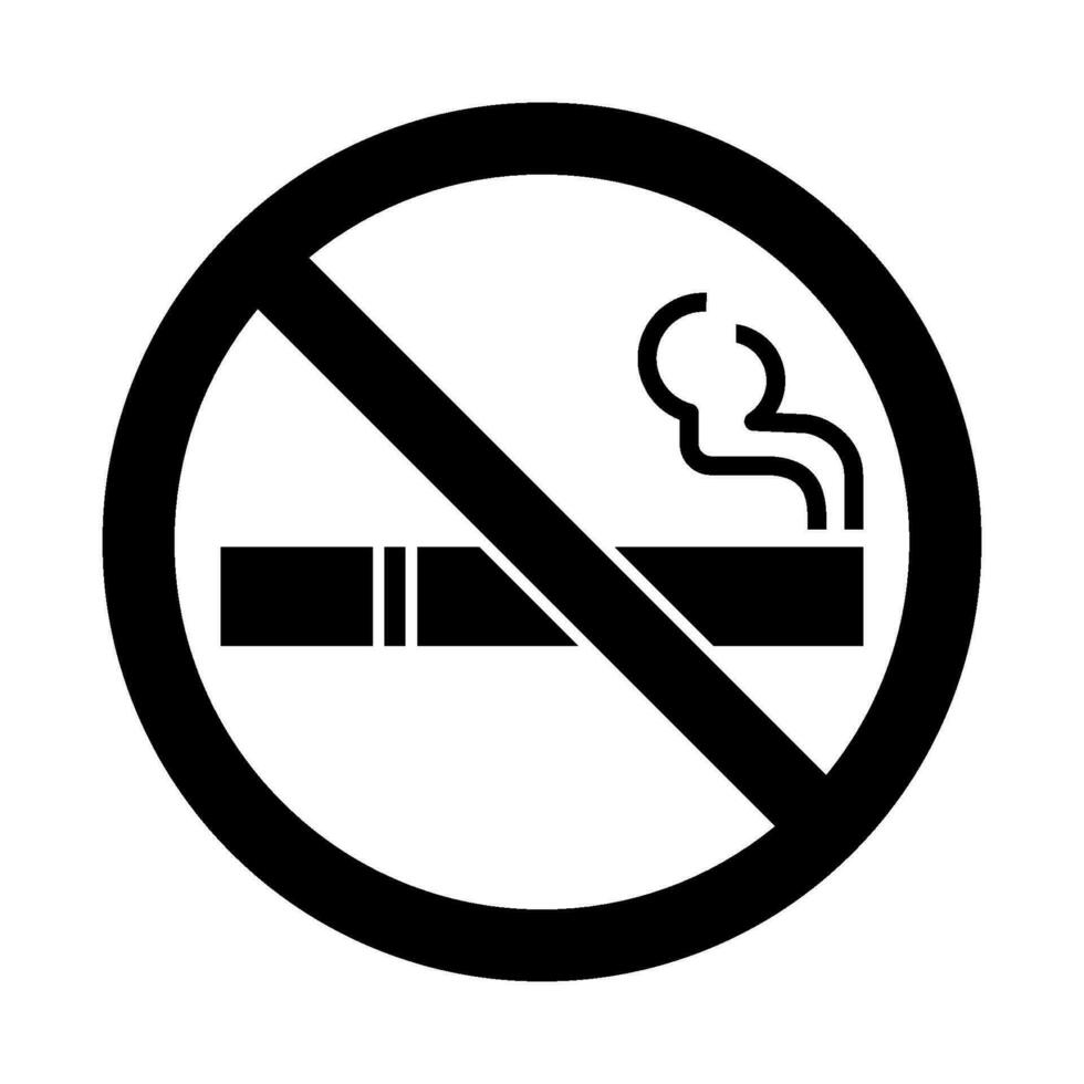 cigarette icon for graphic and web design vector