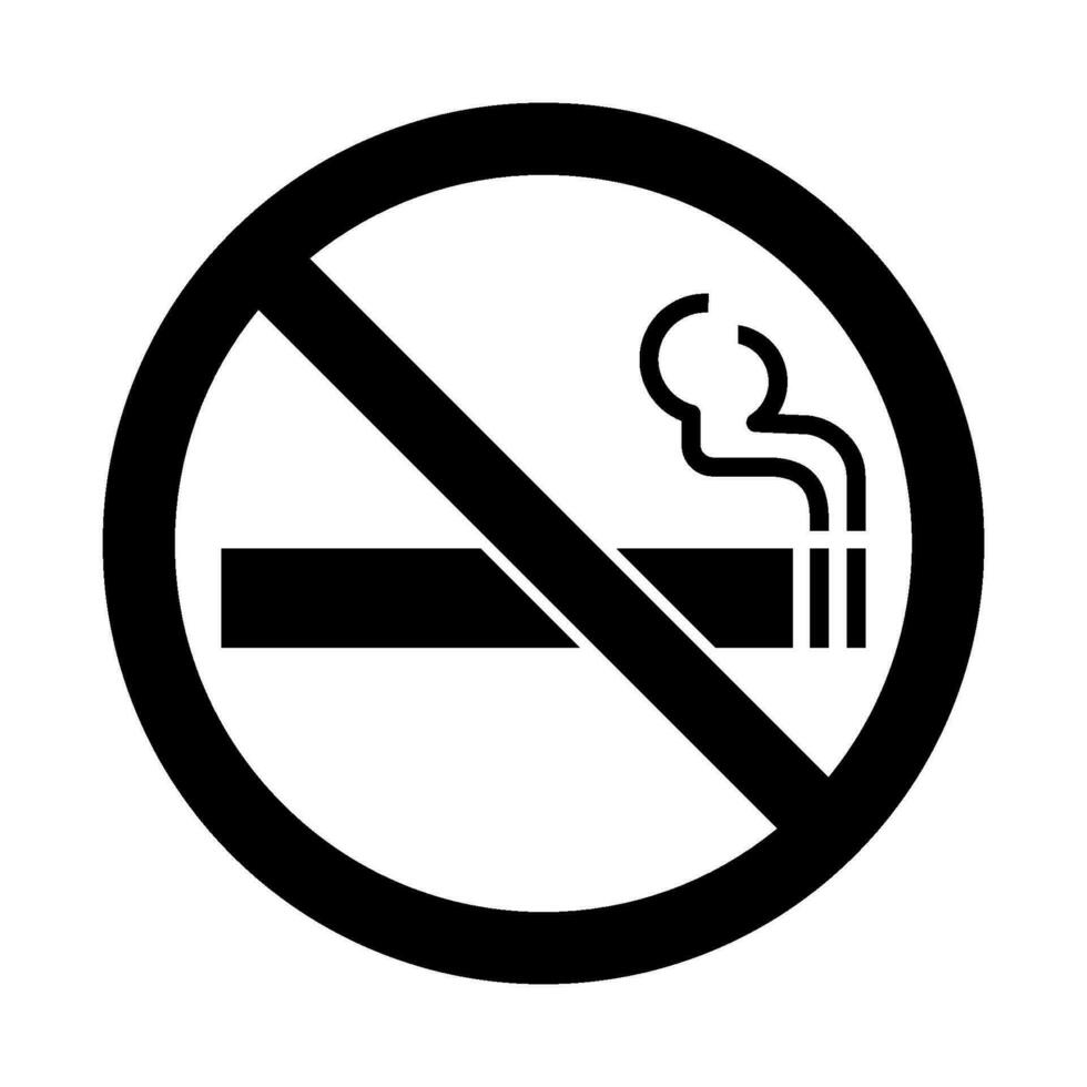 cigarette icon for graphic and web design vector