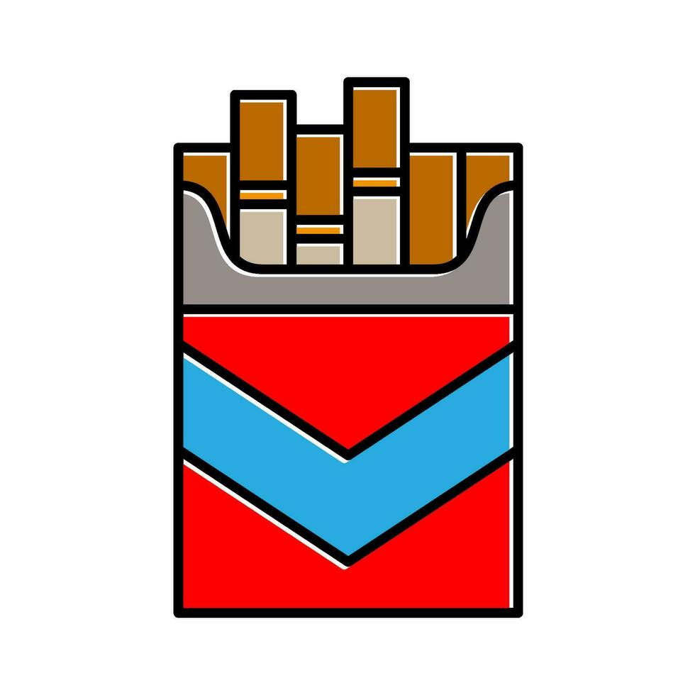 cigarette icon for graphic and web design vector