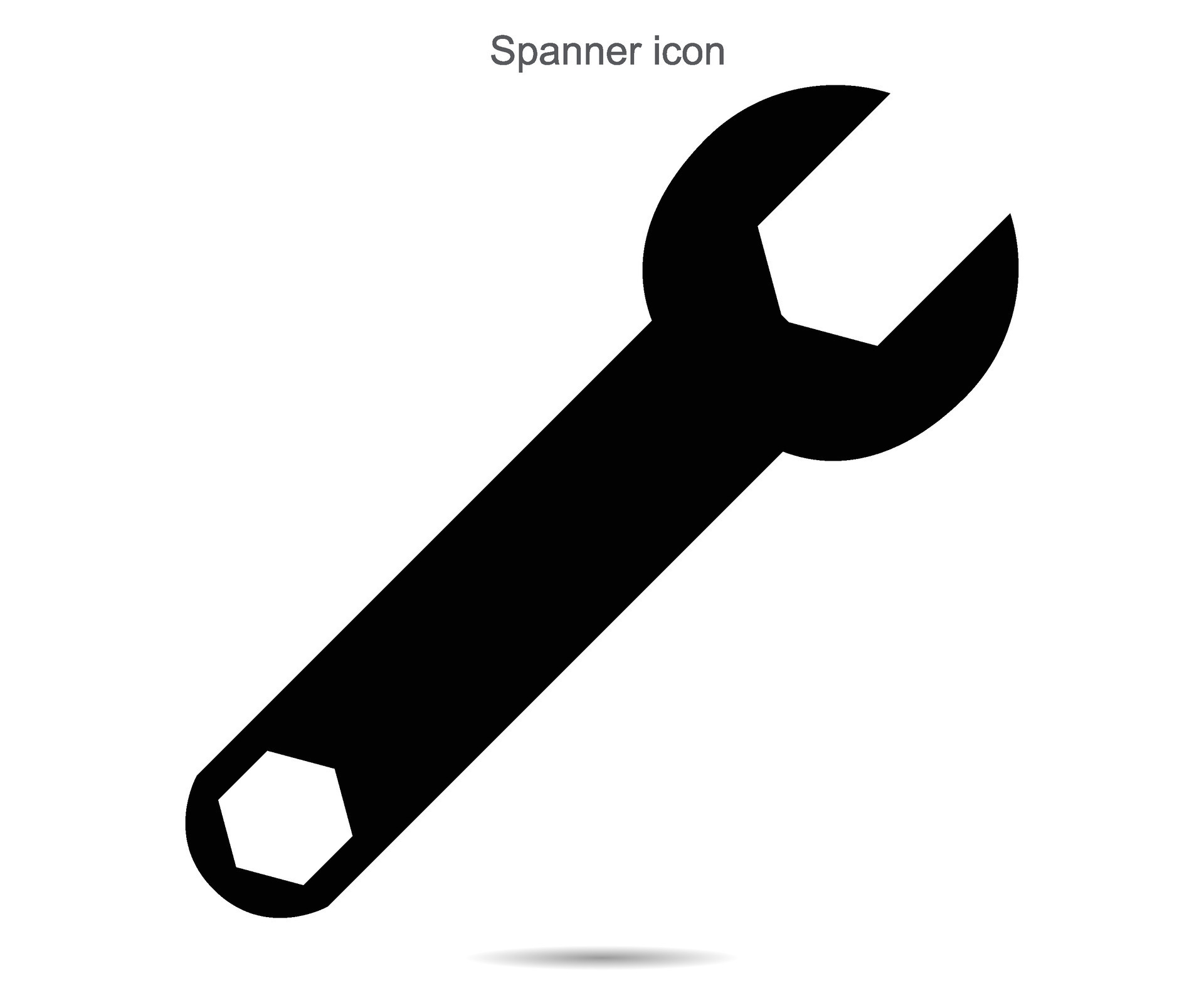 Spanner icon, vector illustration. 26287960 Vector Art at Vecteezy